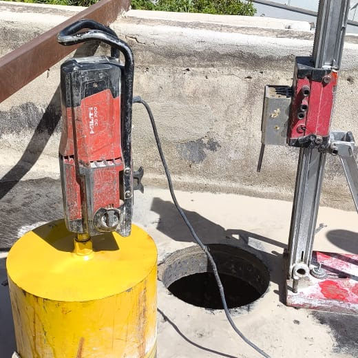 Furos e Corte em Concreto